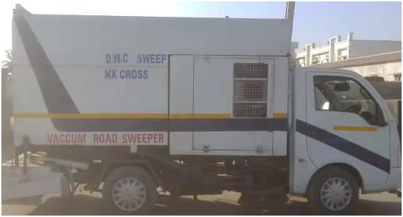 Tata mechanical road sweeper truck for mechanical sweeping services